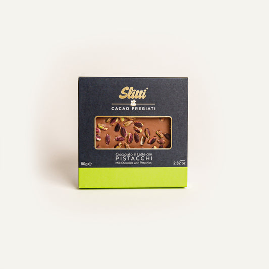 Milk Chocolate Tart with Bronte Pistachios